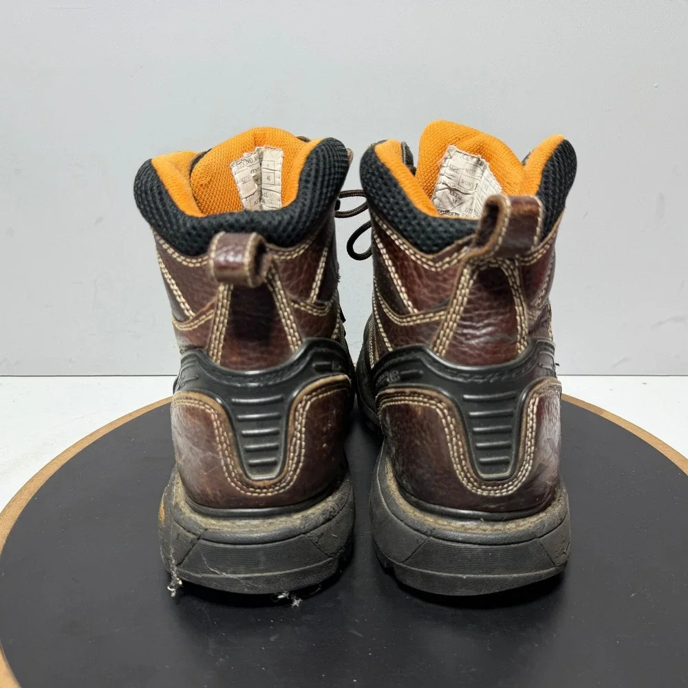 Thorogood Gen Flex Work Boots Men 8 Brown Composite Safety Toe Leather Workwear